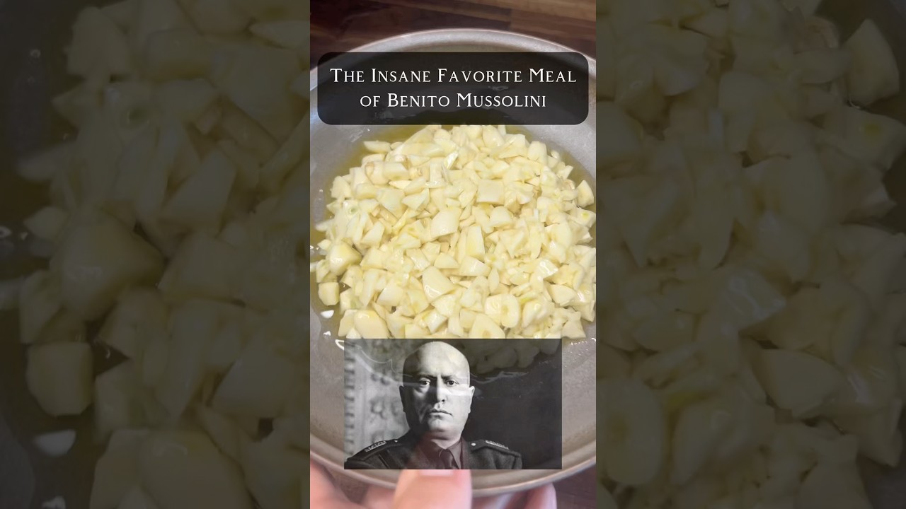 The Duce&rsquo;s Favorite Meal #history #recipe #ww2 #worldwar2 #italy #historical #fyp #cooking
