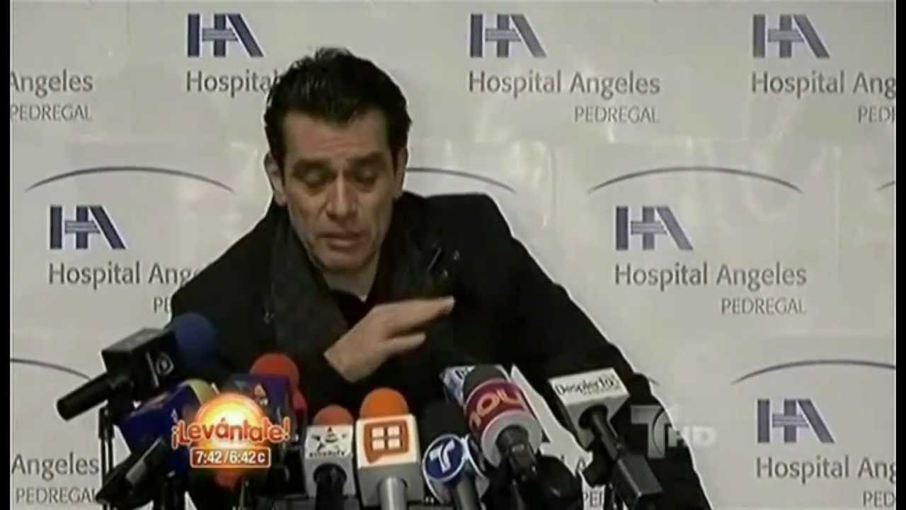 Jorge Salinas en la conferencia de prensa