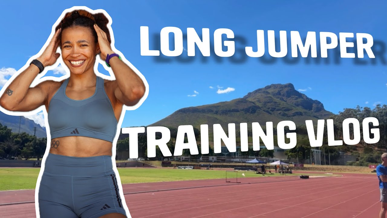 South Africa training vlog: GB long jumper running, plyometrics and chats with coach!