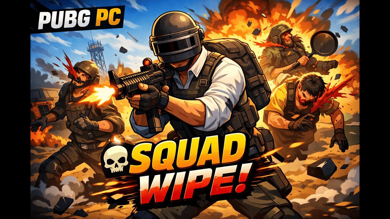 PUBG PC Highlights - Squad Wipes...