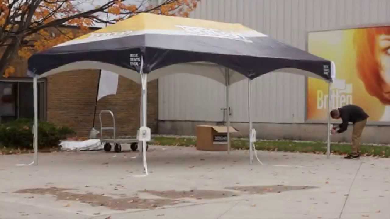 10X20 Frame Tent Setup Video - X-Series Model