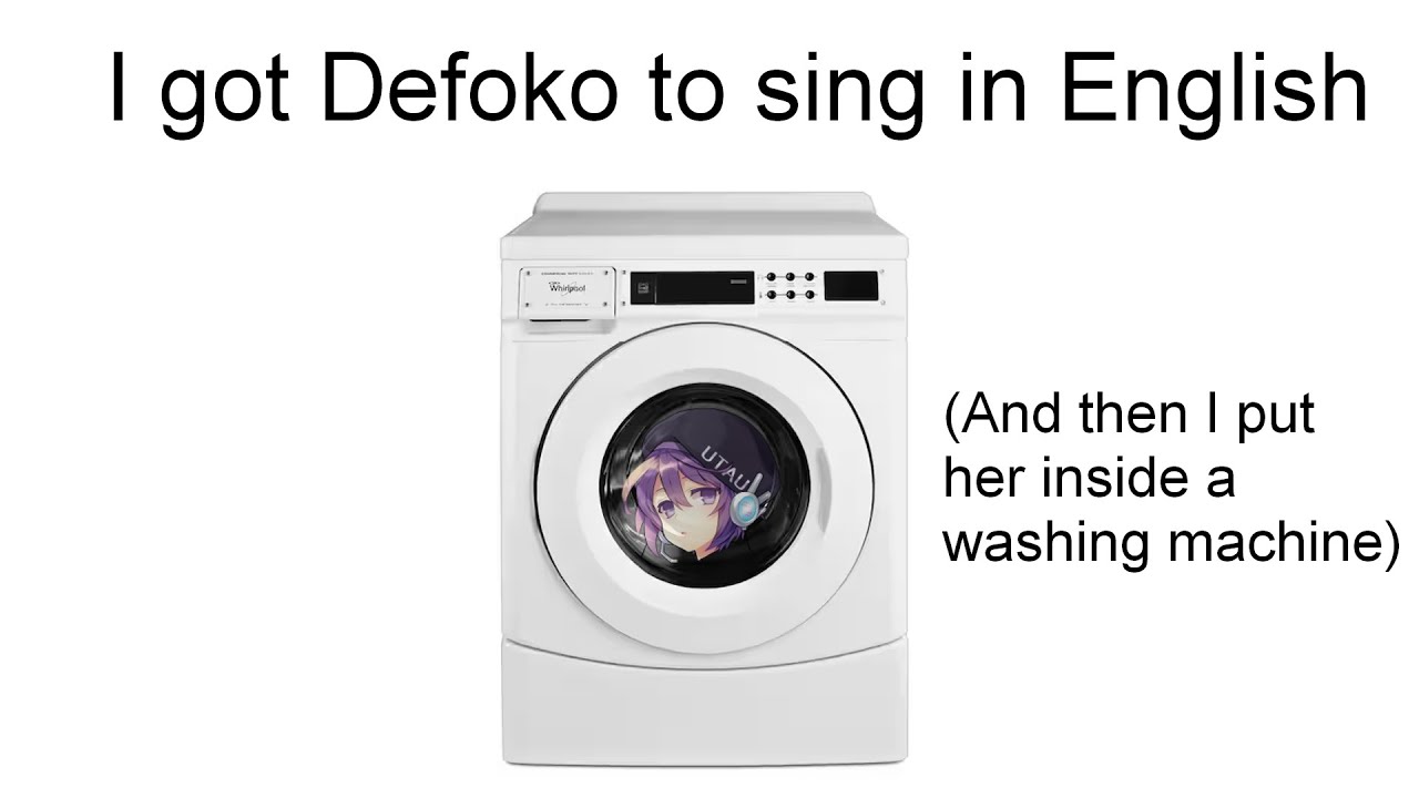 【Defoko Custom English Bank】Washing Machine Heart【UTAU カバー】