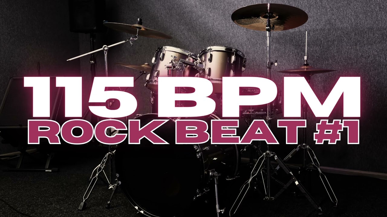 115 BPM - Rock Drum Beat - Loop 1