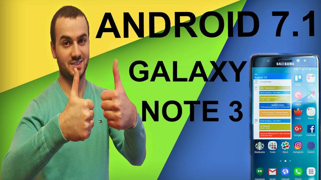 Установка  Android 7.1 на Galaxy Note 3/CyanogenMod 14.1 Nougat