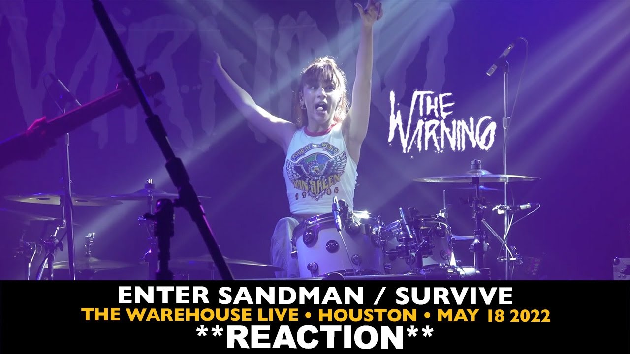 Musicians REACT to The Warning: Enter Sandman, Survive (Houston May 18 2022)