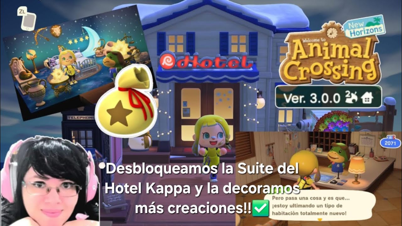 Desbloqueamos la Suite del Hotel Kappa y la decoramos más creaciones!!#51 #animalcrossingnewhorizons
