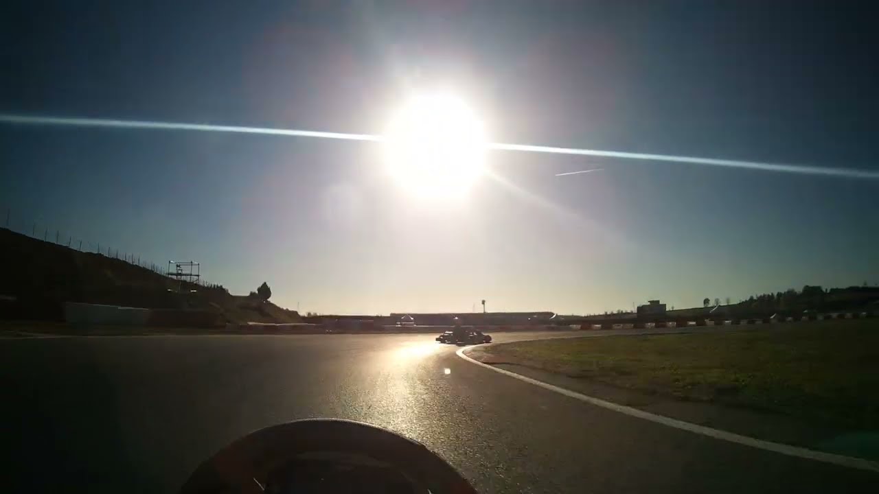 Heart-pounding Helm Camera Action fast lap Franciacorta OKJ karting by Rocco Coronel