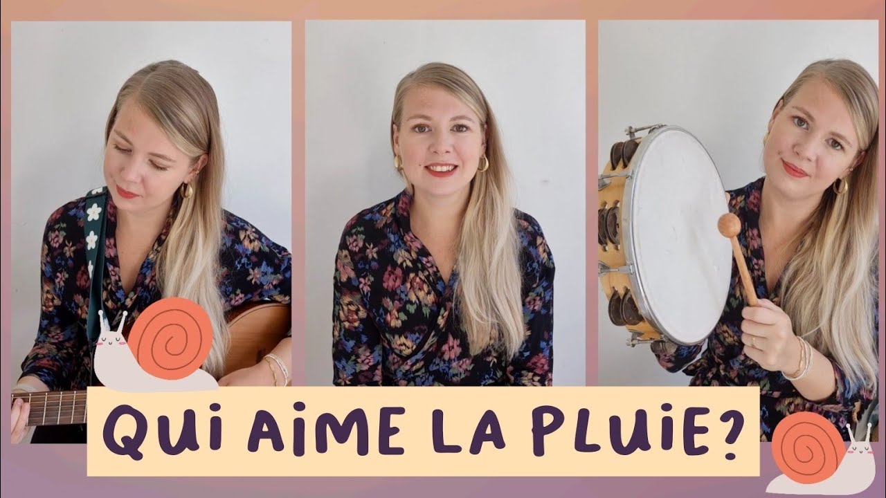 Les comptines de Pauline - Qui aime la pluie? ( Robert Noel et Gérard Fardet )