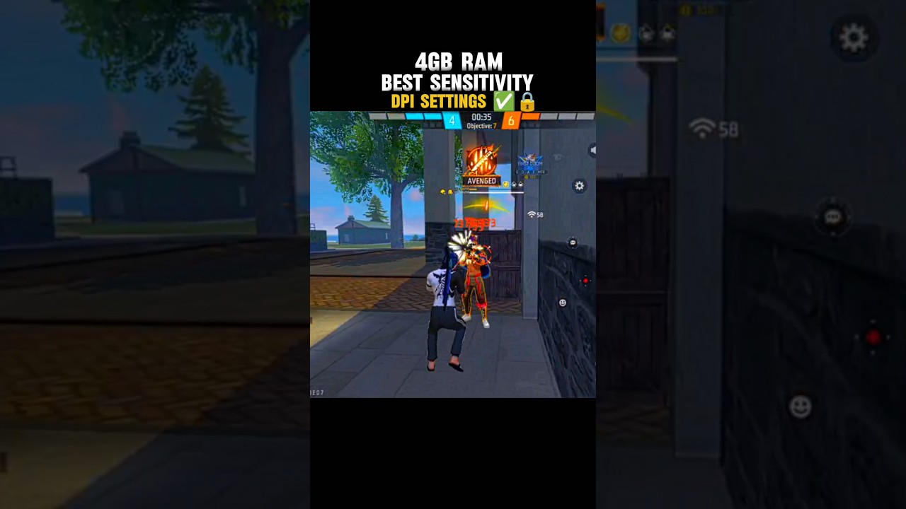 😱 Best Sensitivity & DPI Settings for 4GB RAM | One Tap Headshot Trick in Free Fire 🔥👑