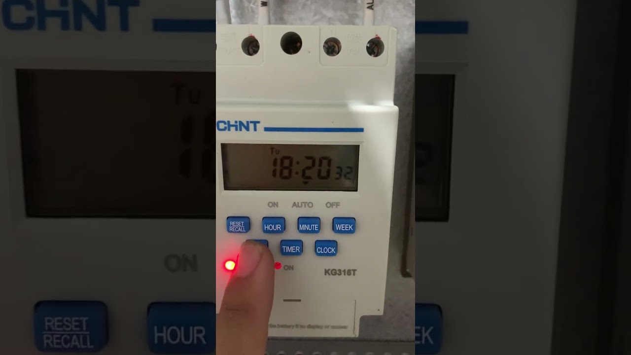 Hướng dẫn cài đặt timer 24h Kg316t - chint