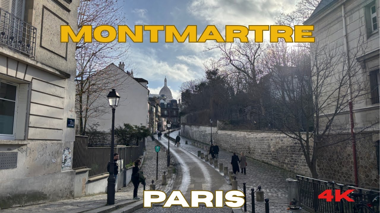 Montmartre Paris Walking Tour 🇫🇷 | 4K HDR | Real Sounds, No Music
