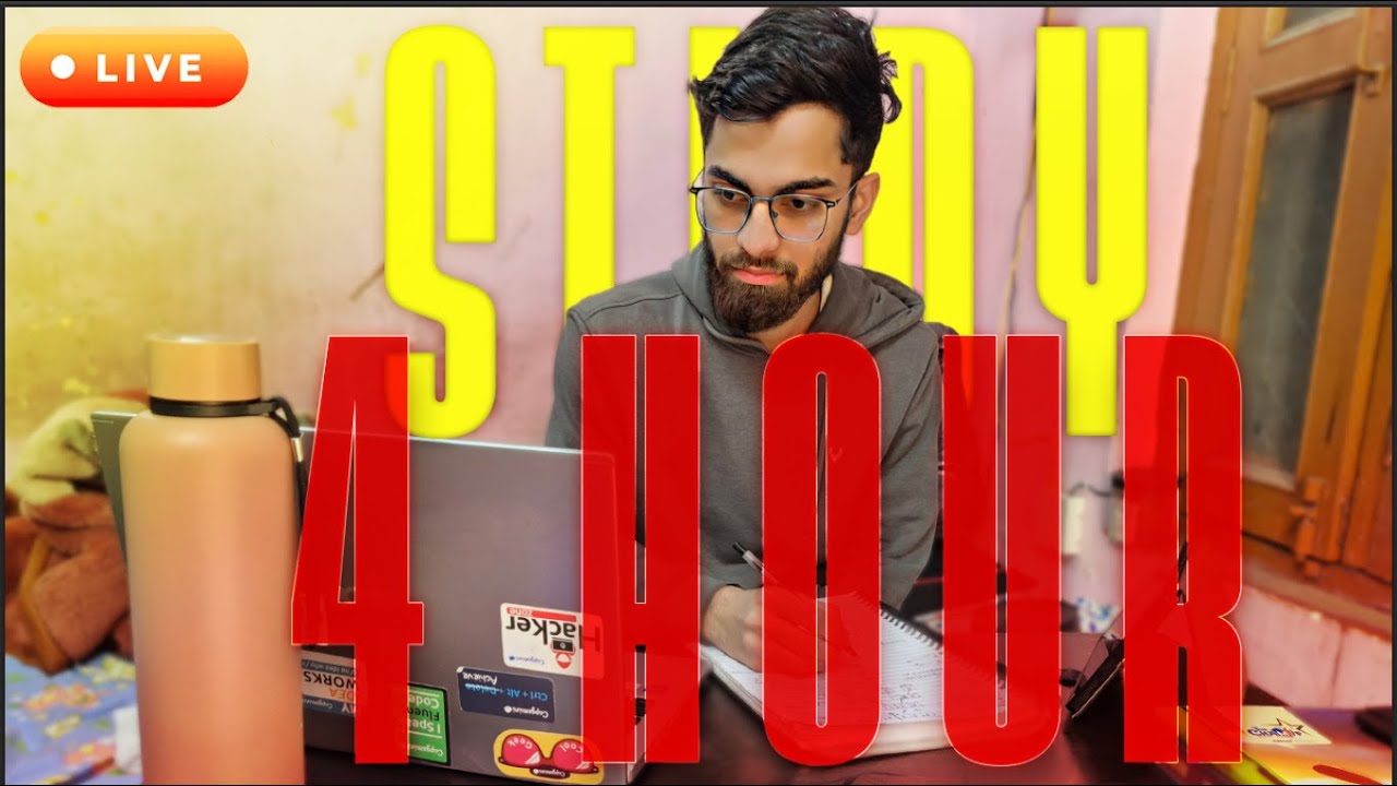Study With Me LIVE | Interview Preparation | Pomodoro + Deep Focus