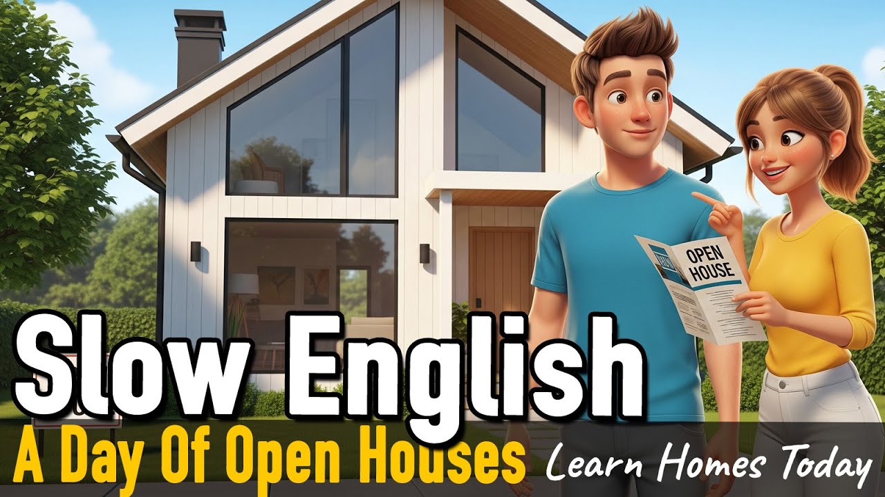 My Day at the Open Houses | Easy Daily English For Beginners | Daily English Conversation