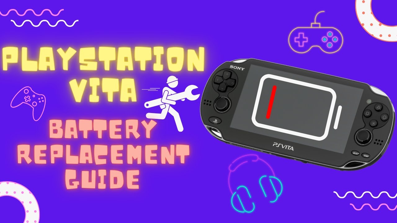 Sony PlayStation Vita Battery Replacement Walk Through Repair Video