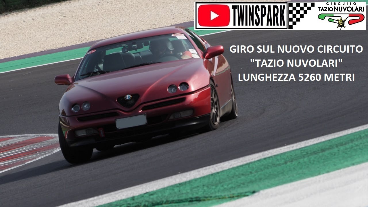 Alfa Romeo Gtv 916 2.0 Twin Spark - Parata nuovo Circuito (5260 m.) Tazio Nuvolari a Cervesina (PV)