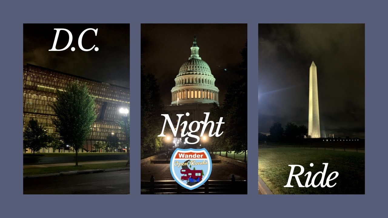 Exploring Washington, DC on a Night Motorcycle Ride