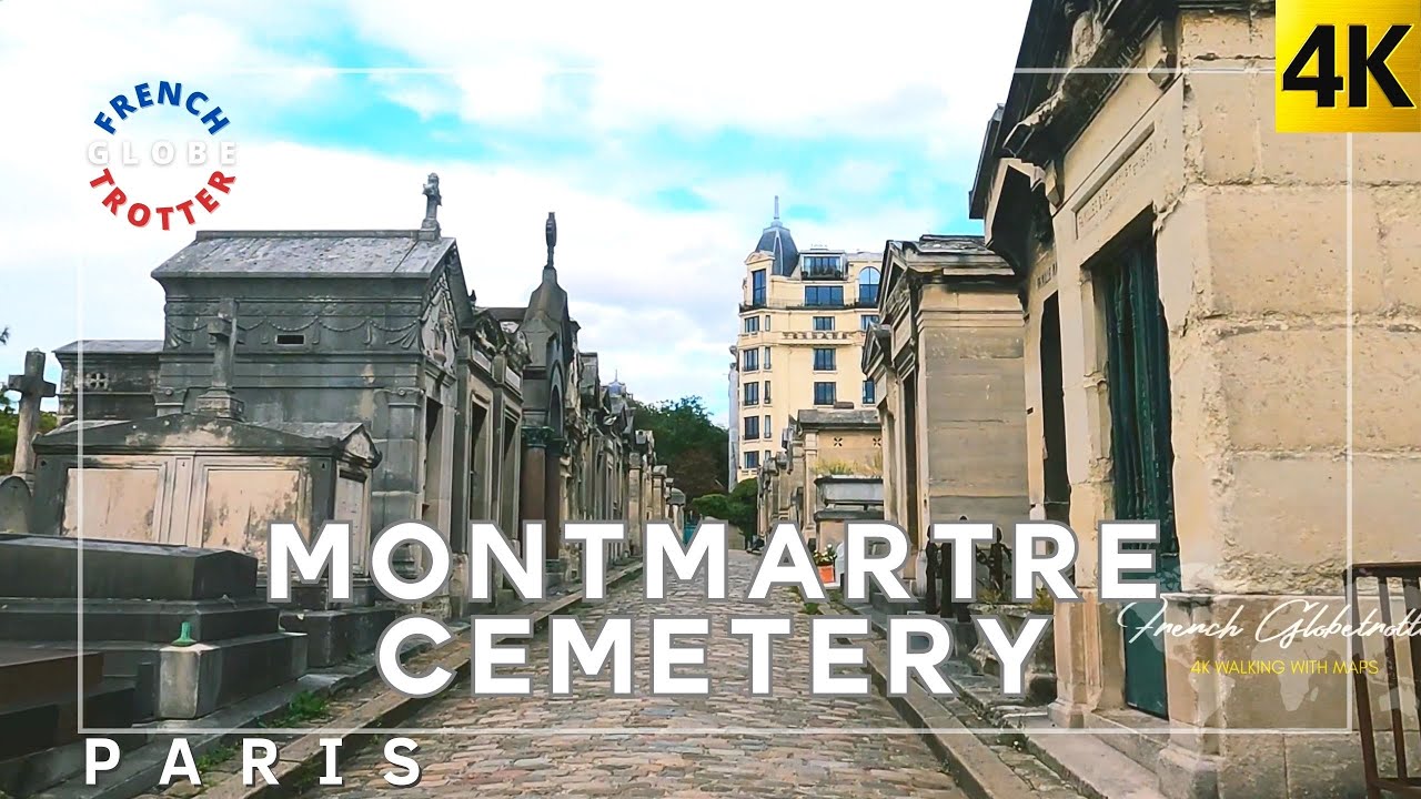 PARIS FRANCE Montmartre Cemetery 🇫🇷18th arrondissement 4K Full Walking Tour
