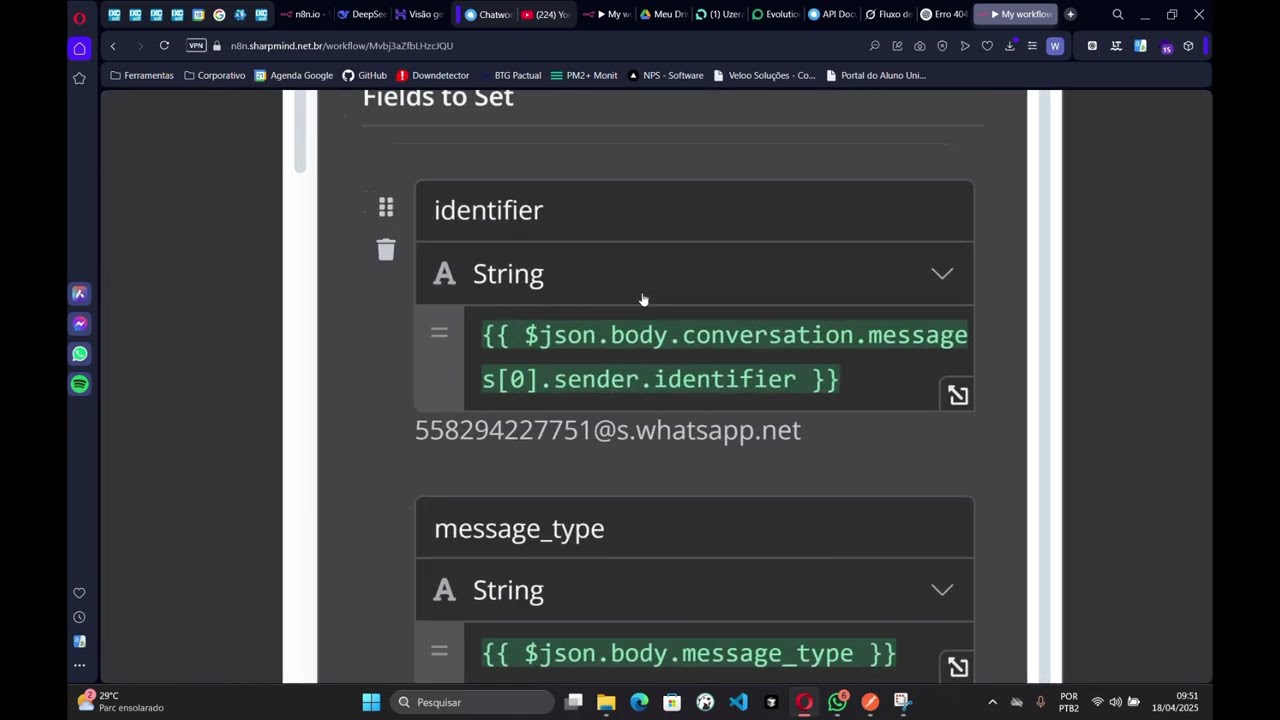 Agent IA direcionando atendimento para Humano   Chatwoot, Evolution API e N8N