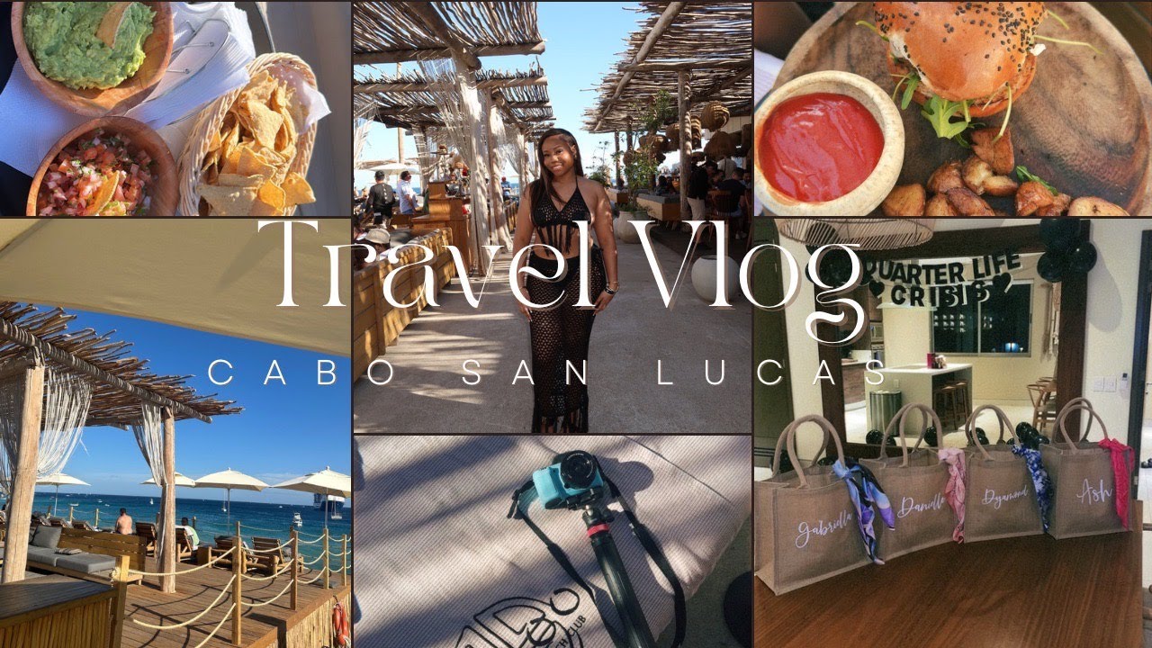 Travel Vlog : Cabo ,San Lucas 🇲🇽(Taboo Beach Club + RosaNegra +Private dinner ) Girls trip!