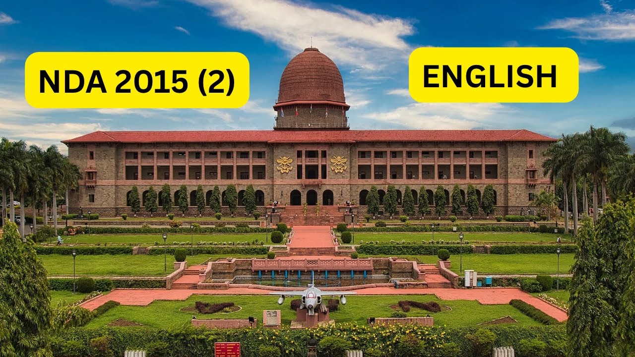 NDA PYQ SOLUTION 2015(2) ENGLISH SOLUTION ✍️✍️
