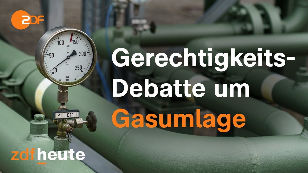 Milliarden f&uuml;r Krisengewinner? Debatte um Gerechtigkeit der Gasumlage | ZDF Moma