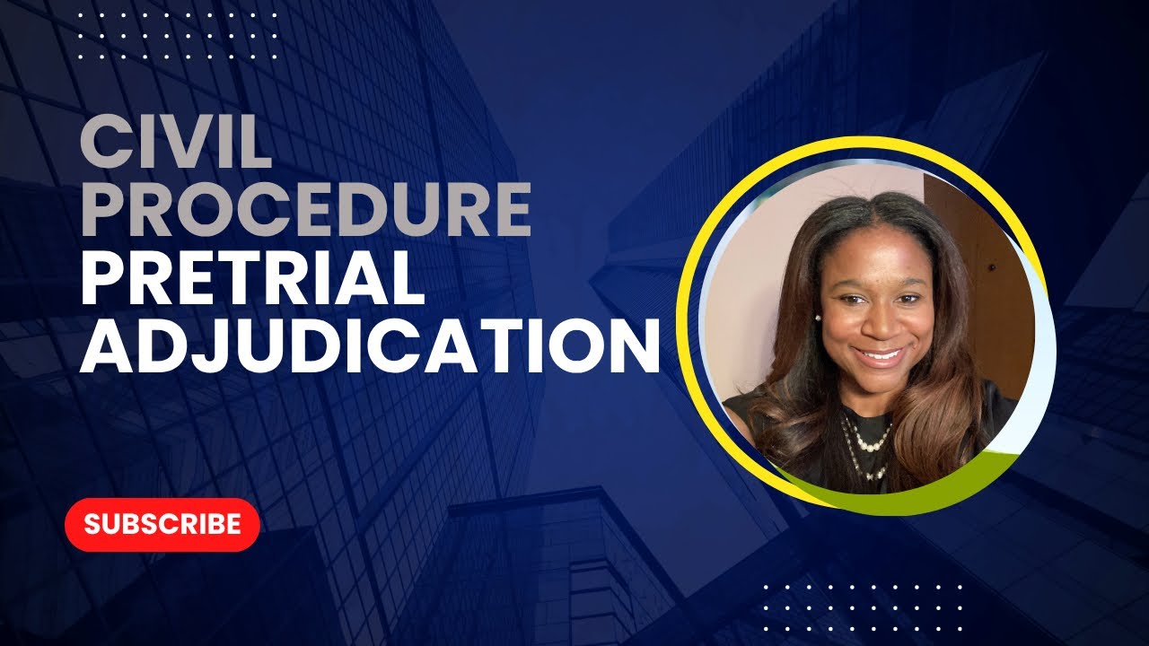 Pretrial Adjudication