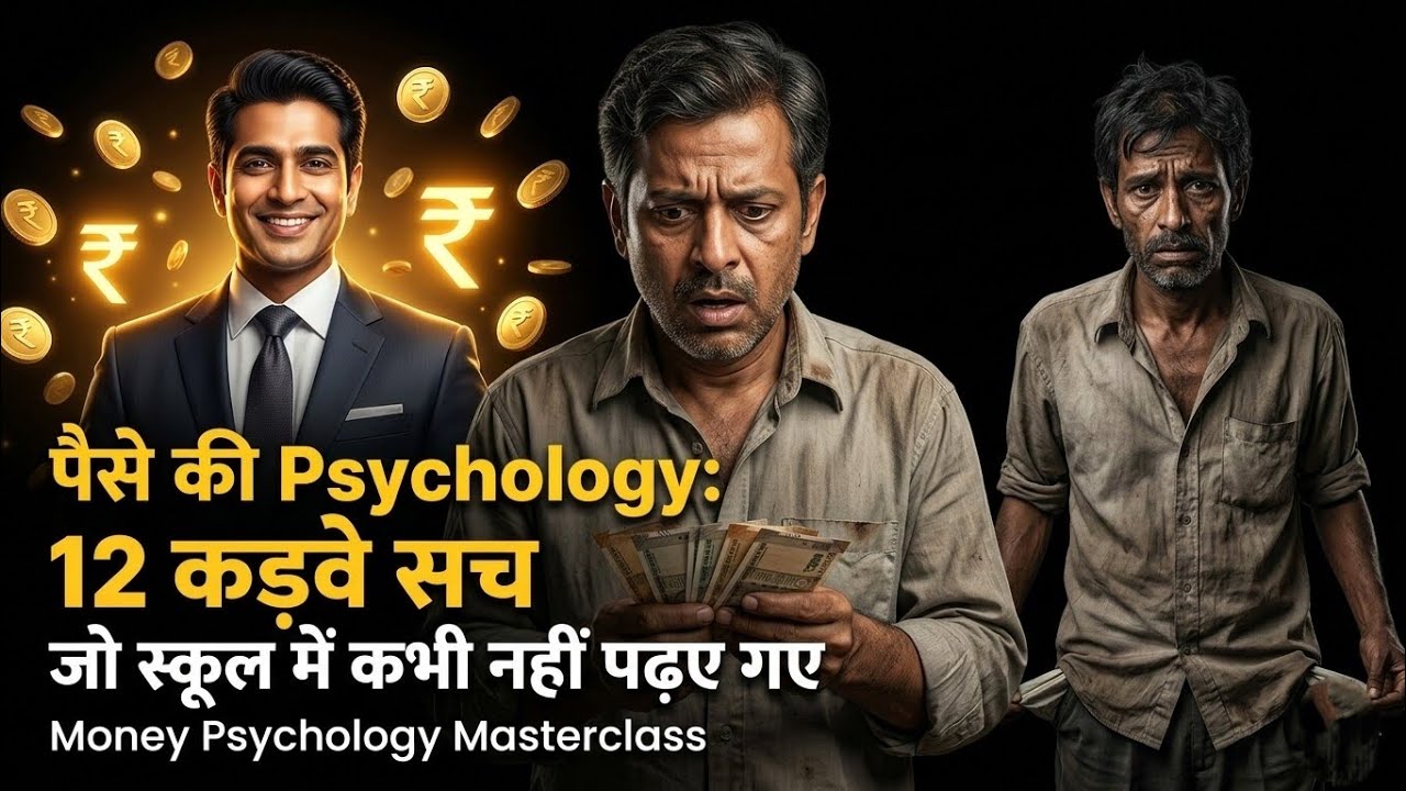 पैसे की Psychology: 12 कड़वे सच जो स्कूल में कभी नहीं पढ़ाए गए | Money Psychology Masterclass