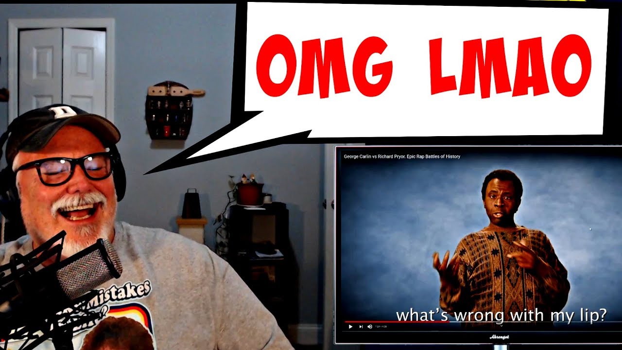 Grandad Reacts to George Carlin vs Richard Pryor. Epic Rap Battles