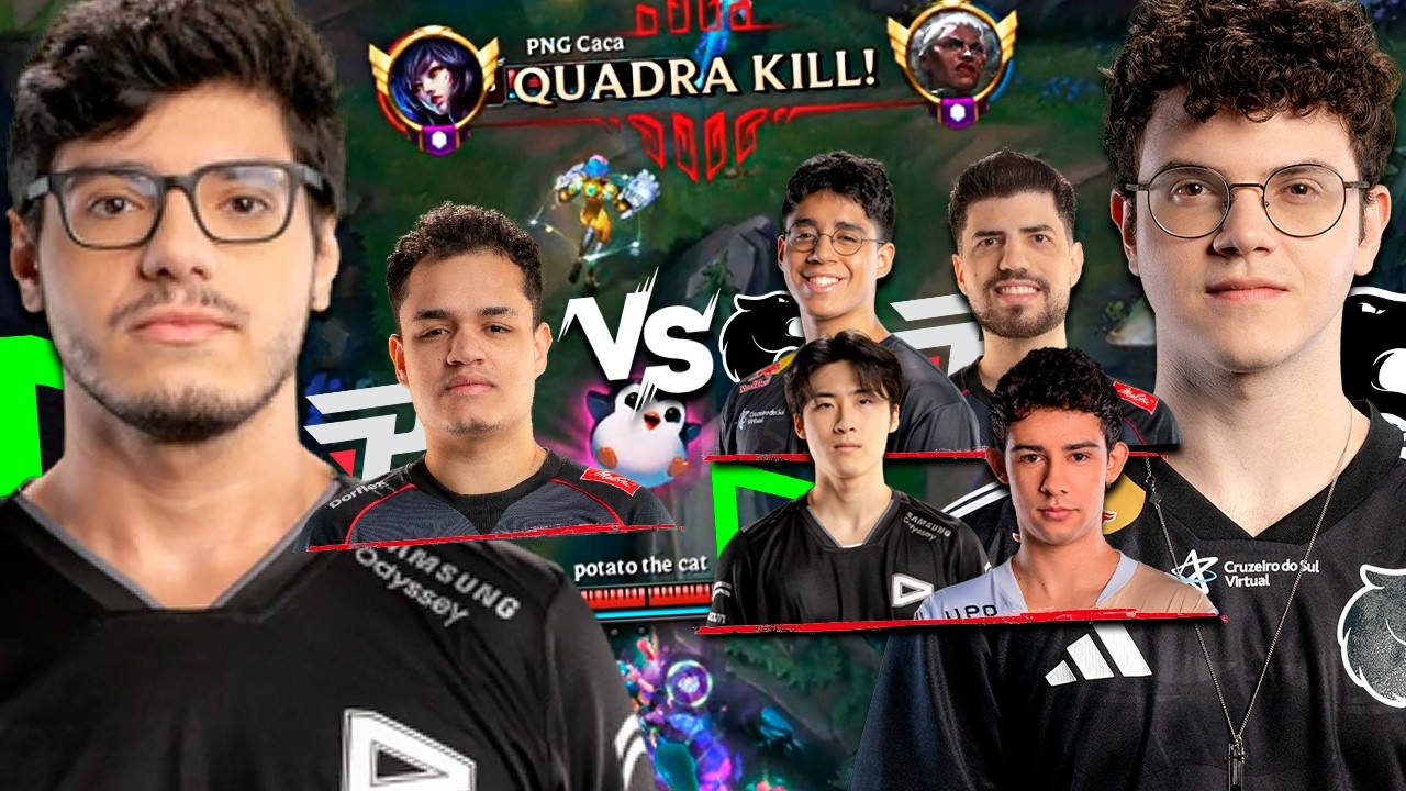 LOUD ENVY e CARIOK vs TUTSZ, TATU, ROBO, BULL e BRUCER - LOUD, PAIN, FURIA e IDL - TREINO CBLOL 2026