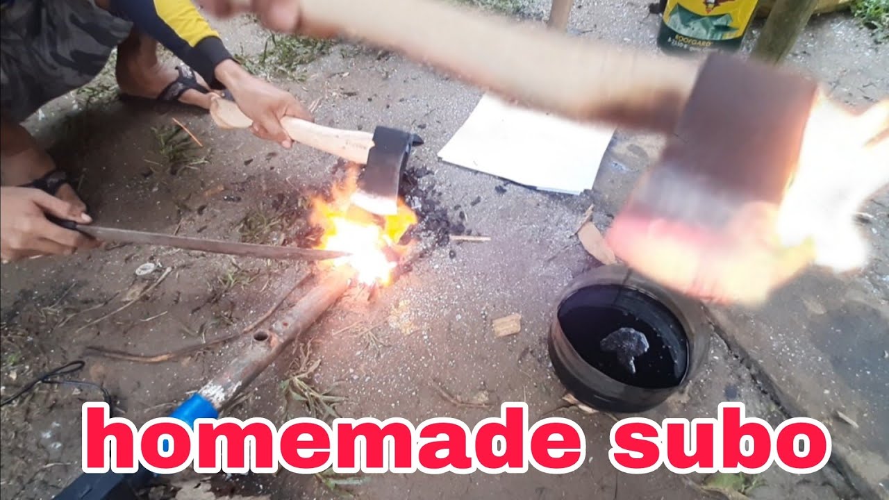 homemade  subo/ paano patalasin ang palakol # angpanday @amazing kk daily