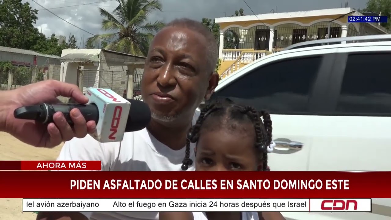 Piden asfaltado de calles en Santo Domingo Este