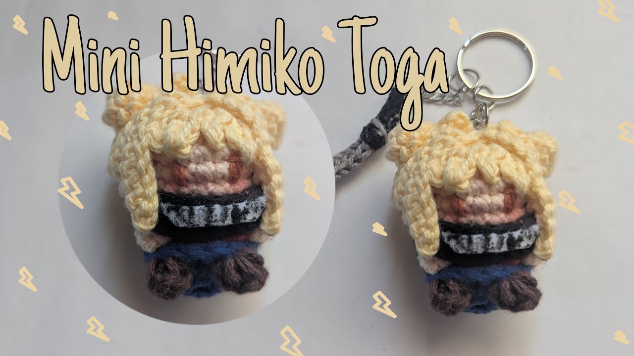 Mini Himiko Toga a crochet llavero/keychan/anime tutorial/My hero academia/boku no hero| Little Hope