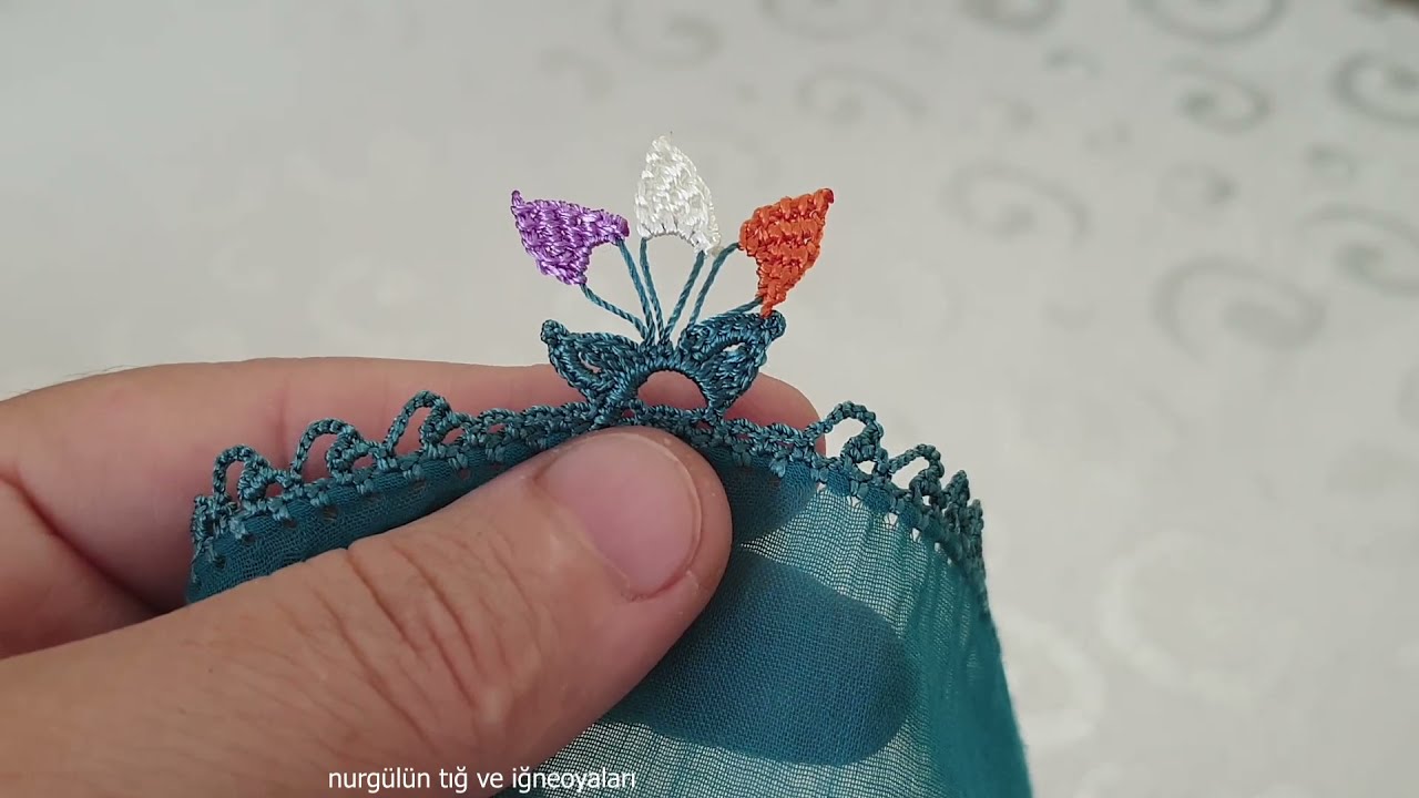 #crochet #kinitting #tığoyası #954 iğneden tığa yapımını tekrar istediğiniz renkli yapraklar