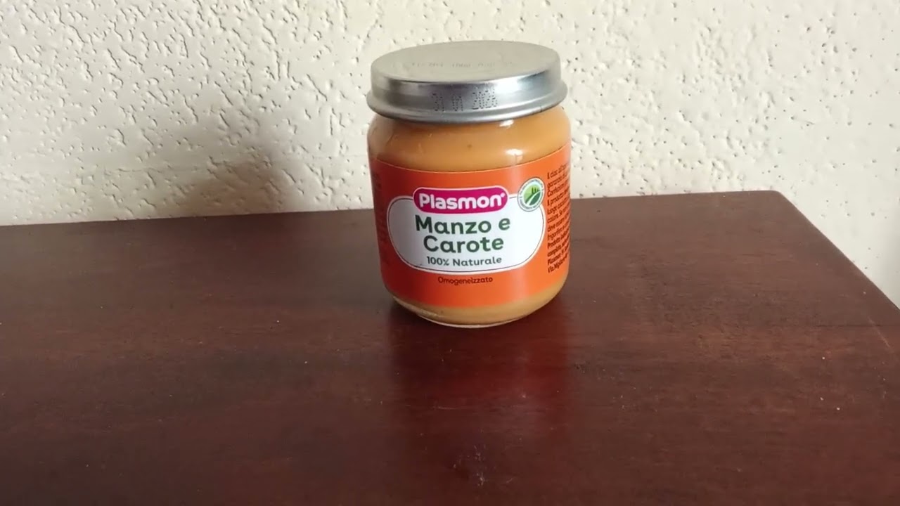 Omogeneizzato manzo e carote Plasmon 