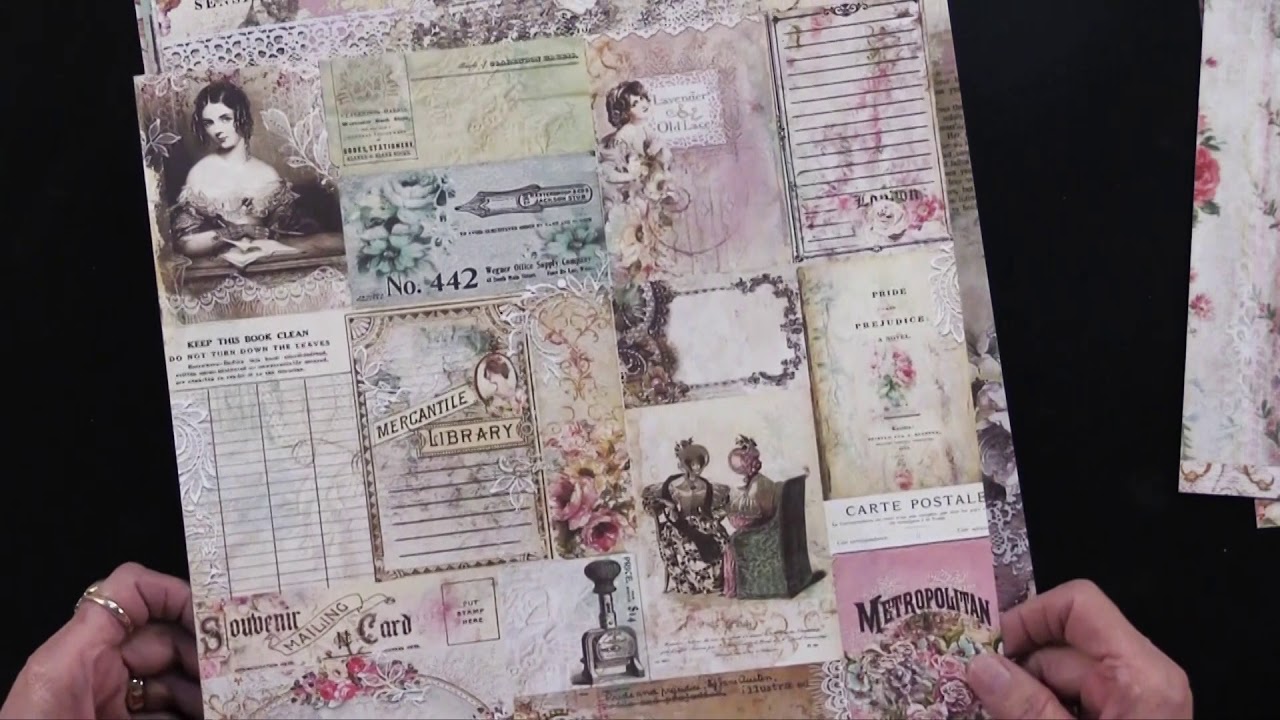 Jane's Memoirs Papers & Epherma Die-Cuts By Blue Fern Studios