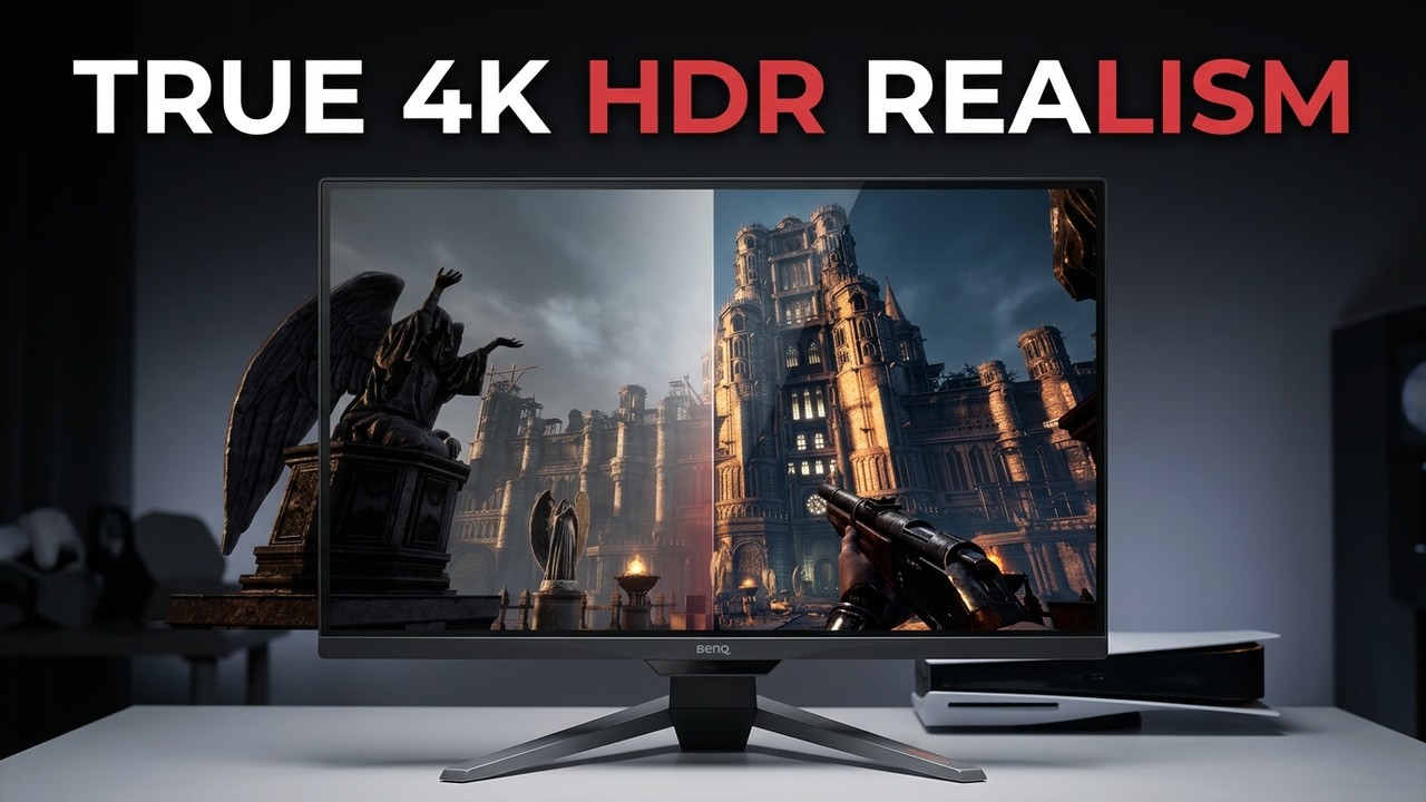 BenQ MOBIUZ EX271UZ QD OLED Gaming Monitor + PS5 Pro | 4K HDR Gameplay Lies Of P