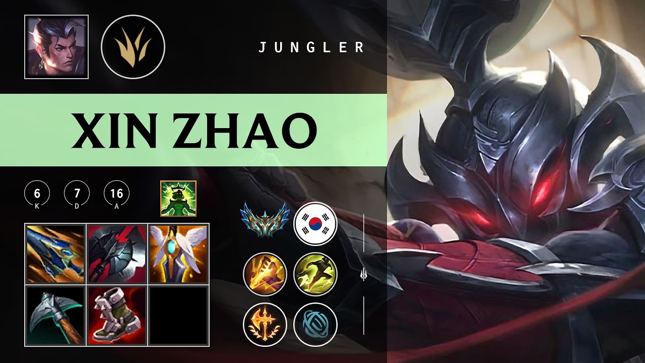 Xin Zhao Jungle vs Vi - KR Challenger Patch 26.04