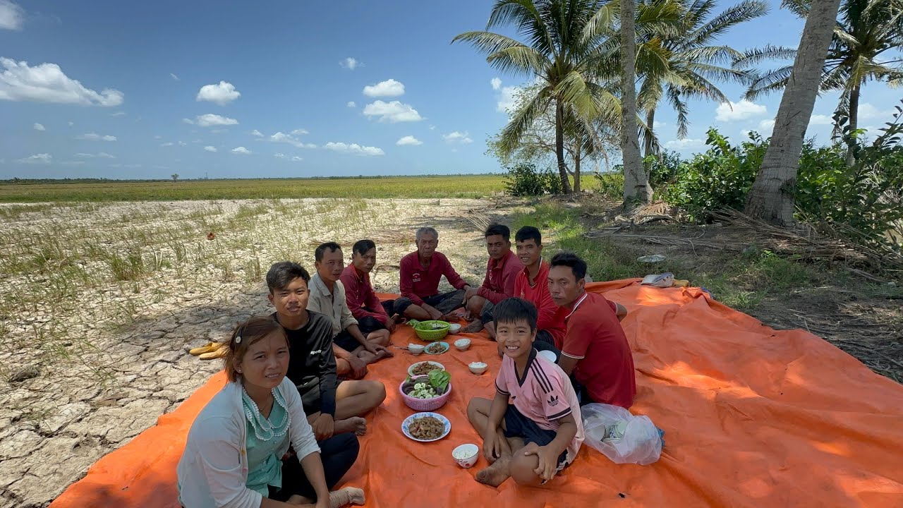 Săn bắt một ngày trên đồng khô . Thành quả cũng kha khá VXĐ 