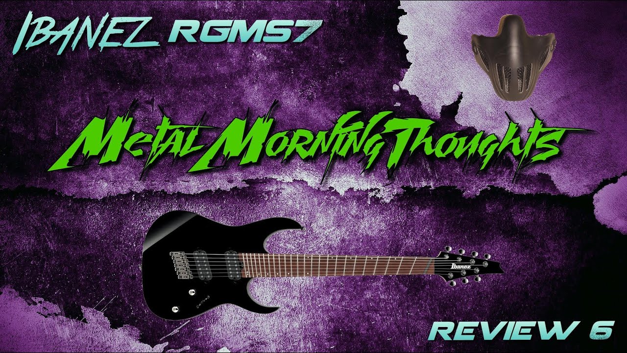 CAN IBANEZ MAKE A CHEAP FANNED FRET 7 STRING GUITAR ? - IBANEZ RGMS7 Multi Scale Guitar Review