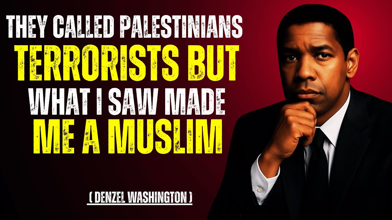 They Called Palestine Terrorists But What I Saw Made Me A Muslim | Denzel  Washington
