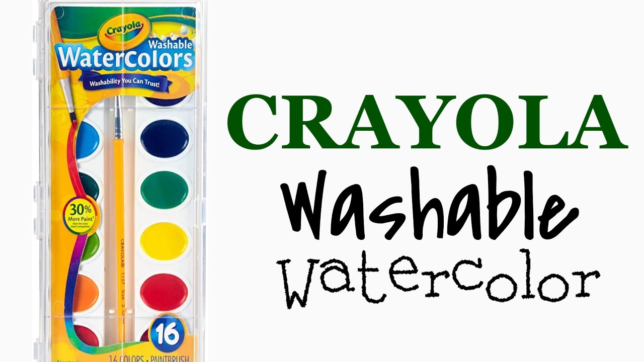 CRAYOLA WASHABLE WATERCOLOR  | 16 Color Set