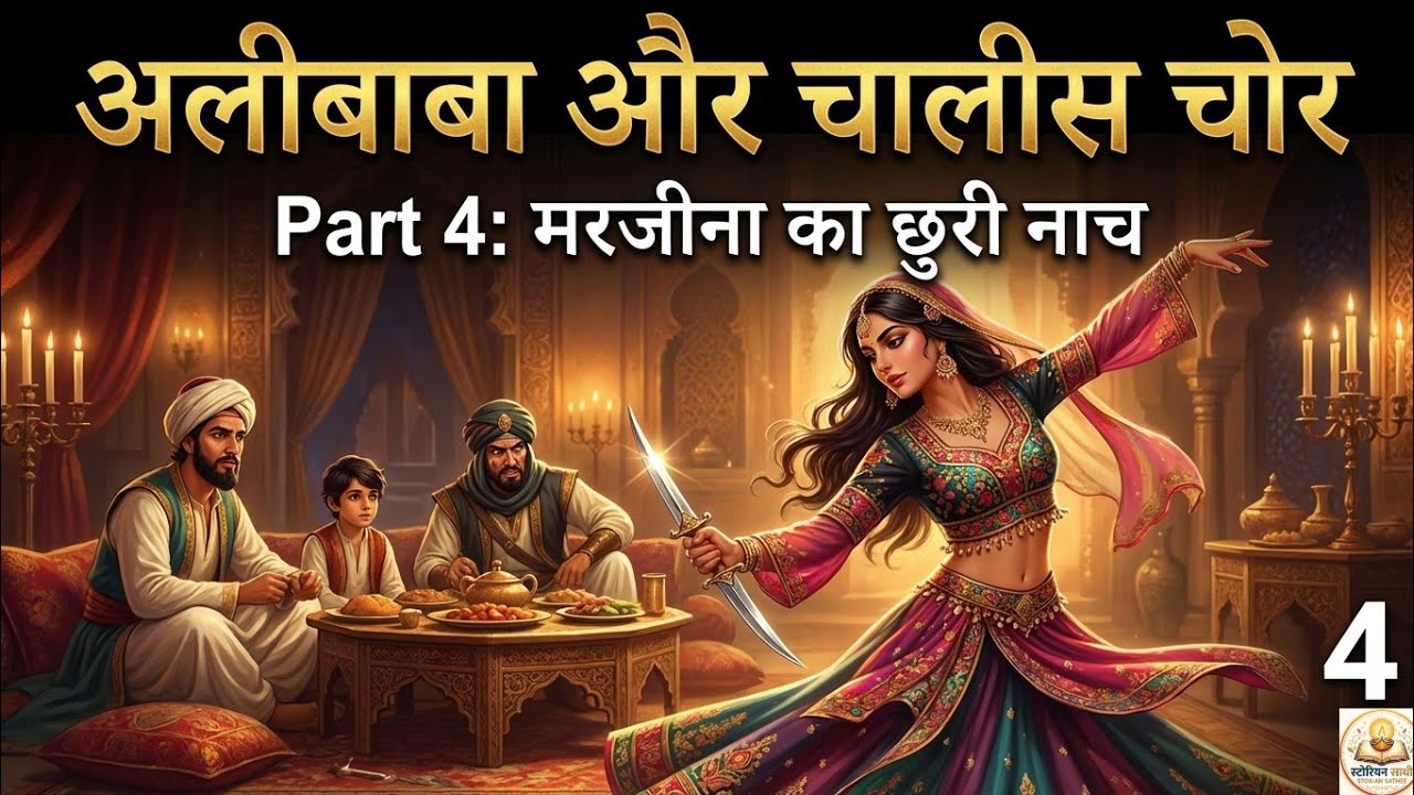 ⚡👉मरजीना का बहादुरी भरा नाच: अलीबाबा और चालीस चोर - भाग 4