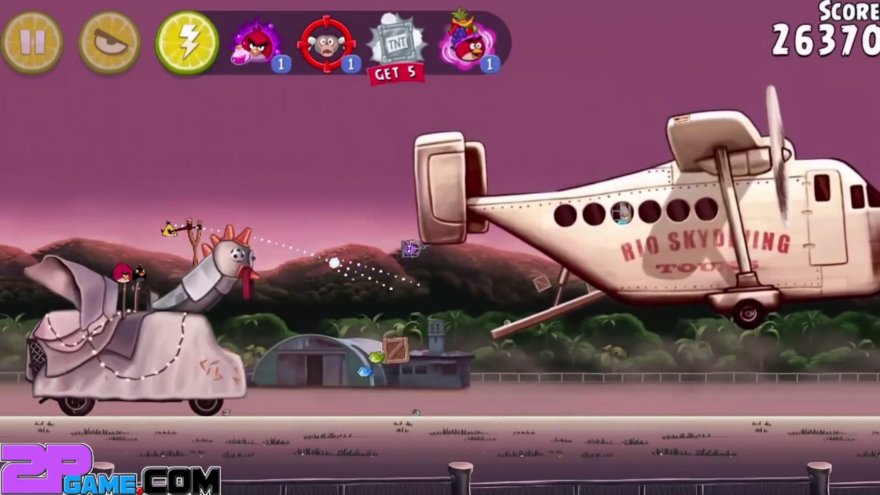 Angry Birds Rio - Rovio Entertainment Ltd AIRFIELD CHASE Level 25-30 Gameplay Walkthrough