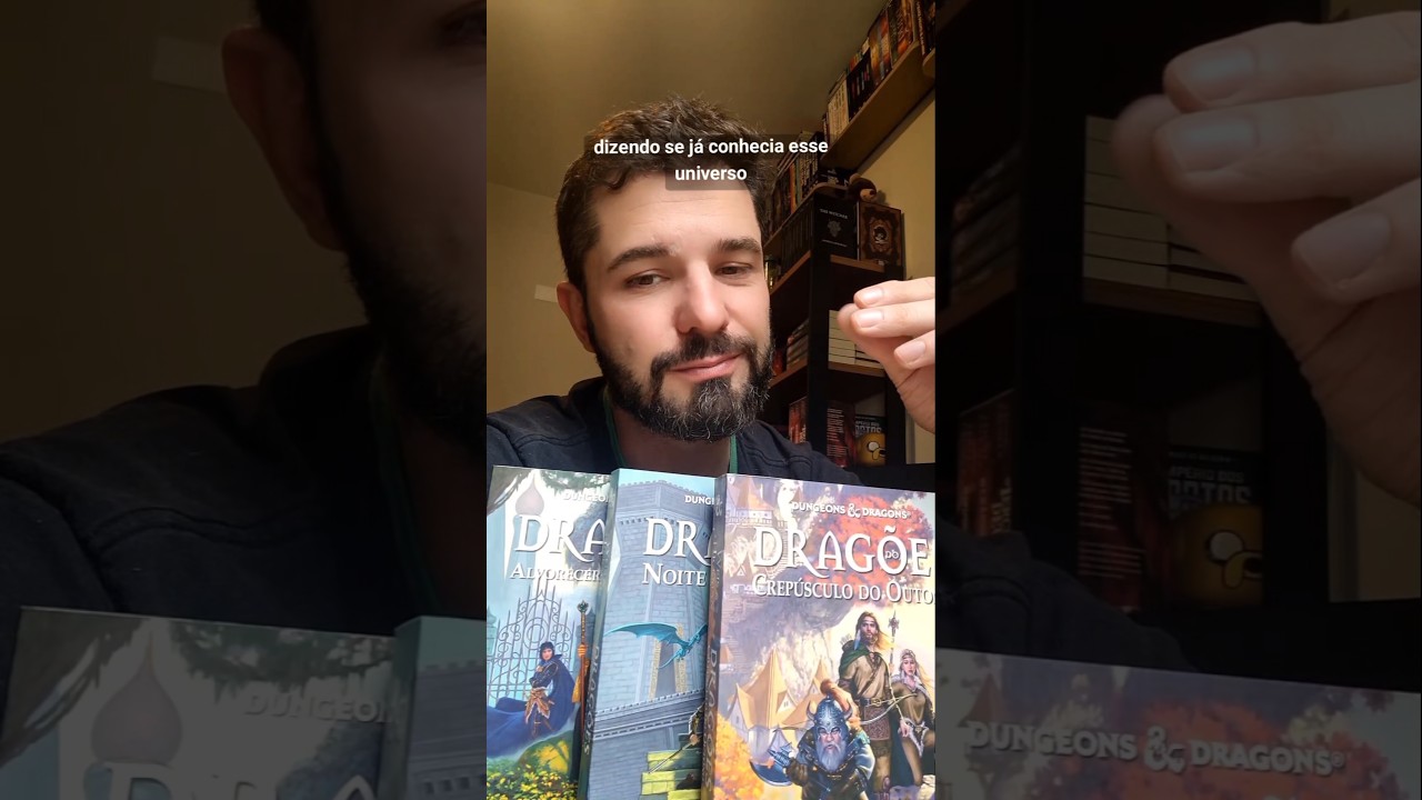 Cr&ocirc;nicas de Dragonlance #livros #dungeonsanddragons #rpg #fantasia #leitura #dragonlance