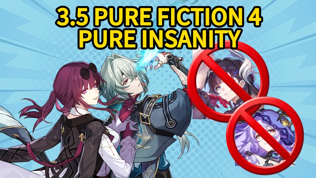 [3.5] NEW Pure Fiction 4 | Kafka E1S0 & E0S0 Anaxa | Honkai: Star Rail