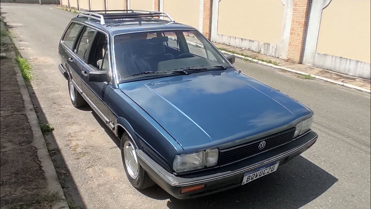 Santana Quantum GLS 1990 Com Teto Solar e Automática - A Wagon Mais Completa de 1990.