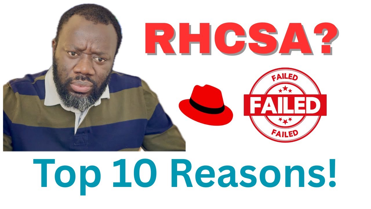 How to Pass the RHCSA EX200 Exam - Stop These 10 Deadly Mistakes Now! 10 Minutes RHCSA Exam Tips!
