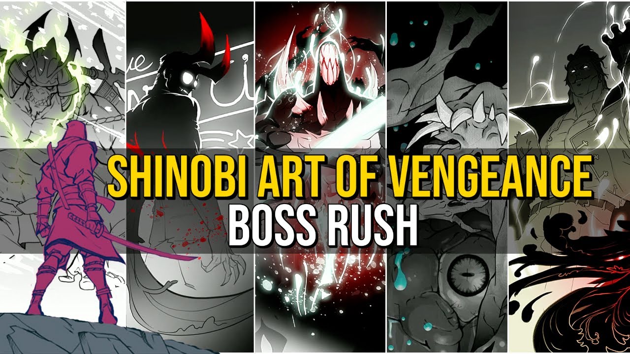 SHINOBI Art Of Vengeance - BOSS RUSH Full Combo No Damage