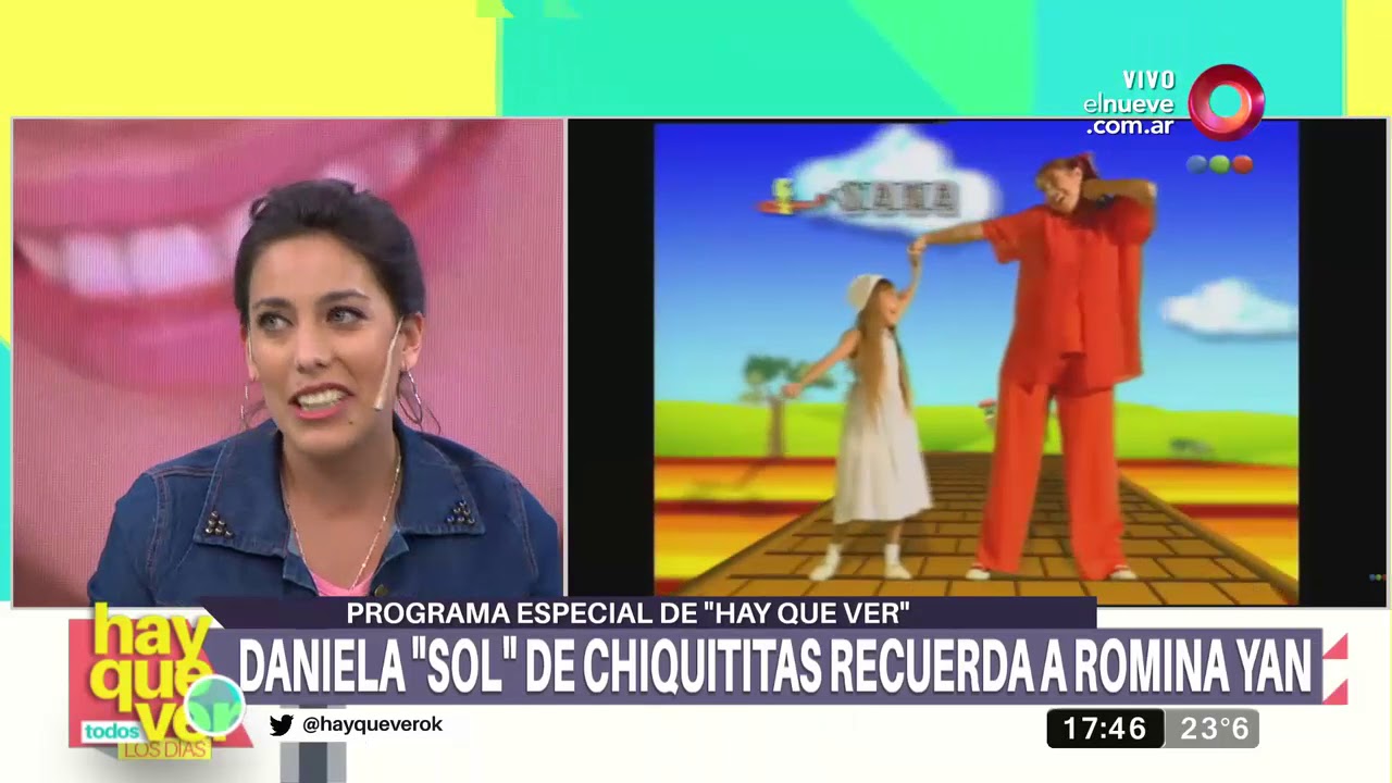Daniela 'Sol' de Chiquititas recuerda a Romina