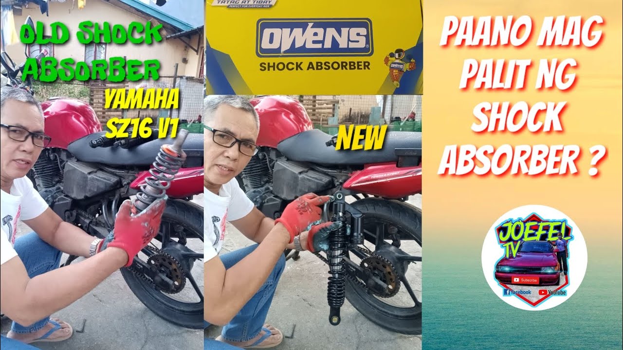 PAANO MAGPALIT NG SHOCK ABSORBER NG YAMAHA SZ16 V1?